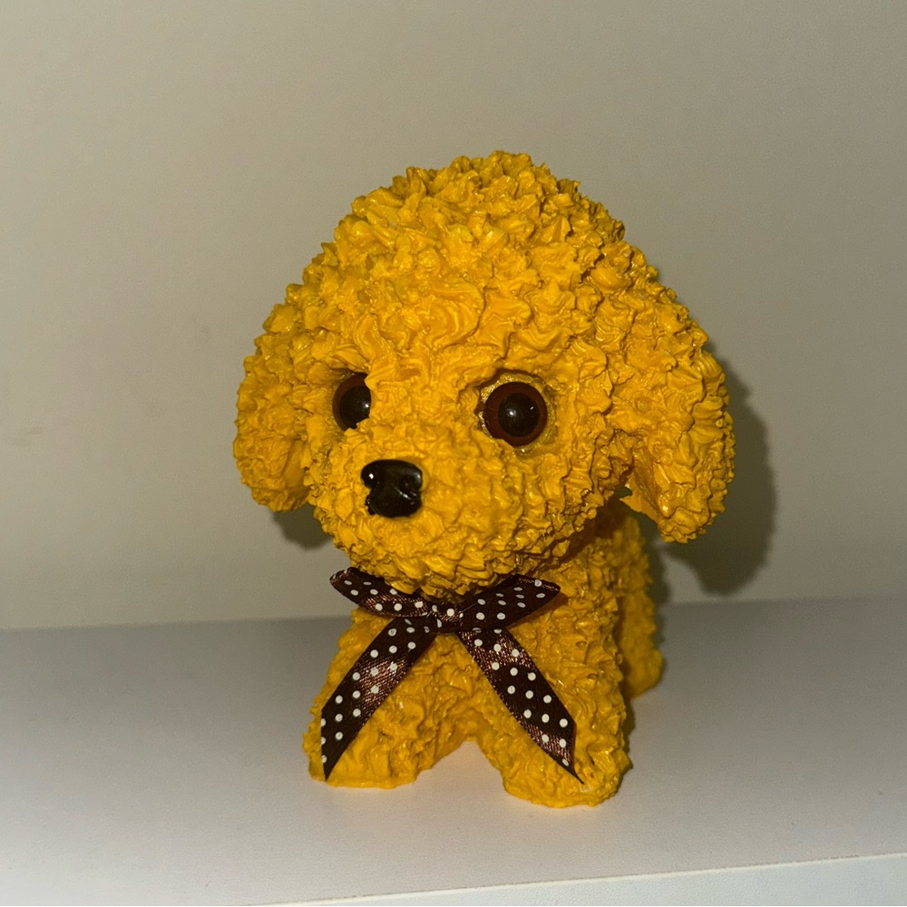 Yellow Poodle Piggybank - Children’s Piggy Bank